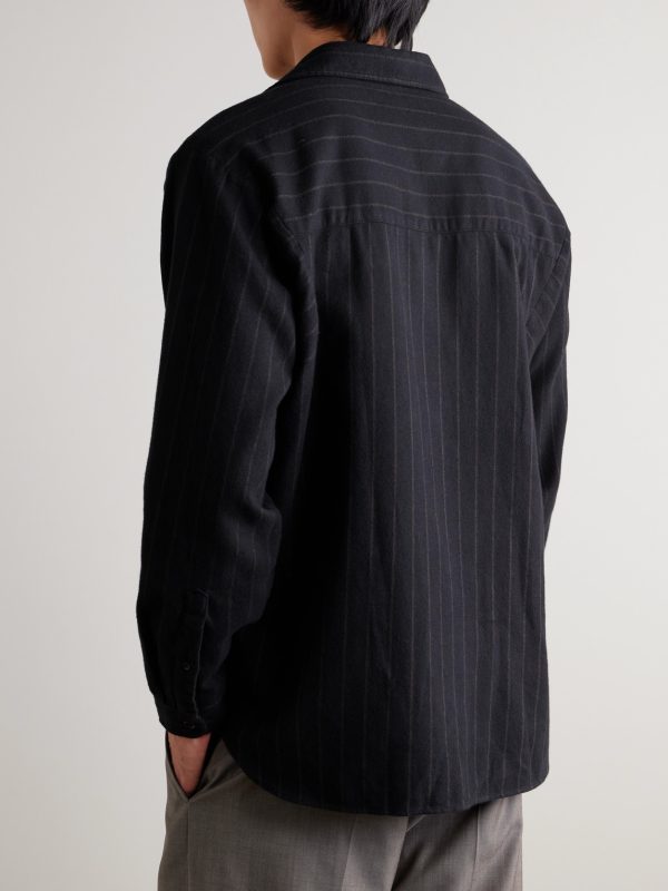 Garrison Striped Organic Cotton Shirt - BK Garrison Striped Organic Cotton Shirt - BK