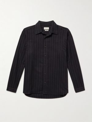 Garrison Striped Organic Cotton Shirt