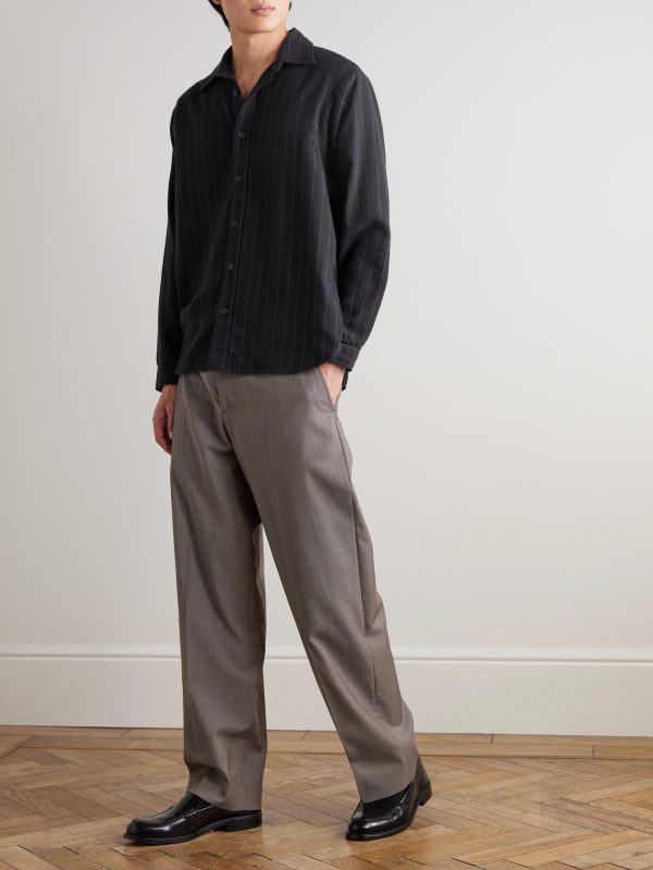 Garrison Striped Organic Cotton Shirt - OU Garrison Striped Organic Cotton Shirt - OU