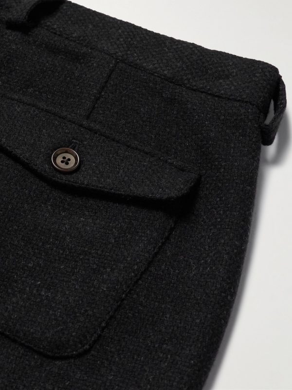 Morton Straight-Leg Pleated Cotton-Blend Suit Trousers - CU Morton Straight-Leg Pleated Cotton-Blend Suit Trousers - CU