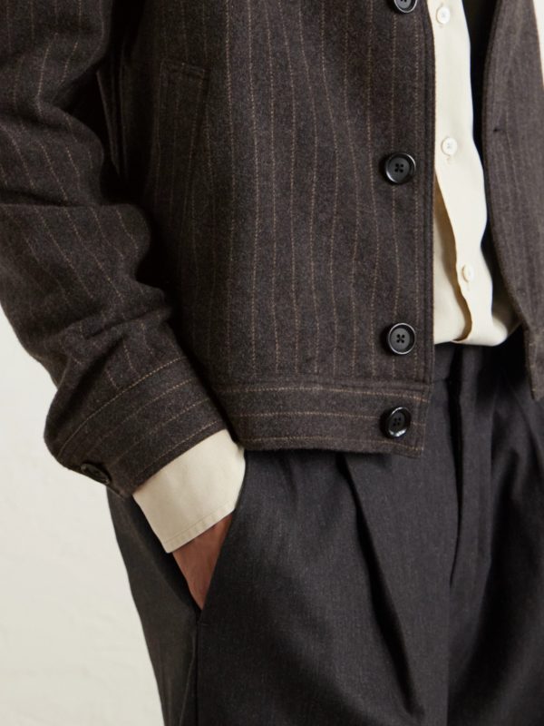 Buffalo Striped Wool-Blend Jacket - CU Buffalo Striped Wool-Blend Jacket - CU