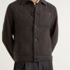 Buffalo Striped Wool-Blend Jacket - FR Buffalo Striped Wool-Blend Jacket - FR