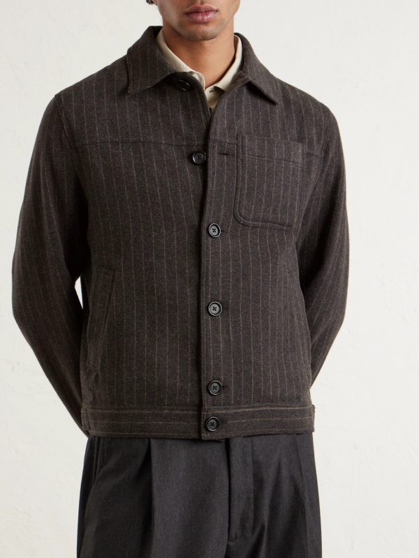 Buffalo Striped Wool-Blend Jacket - FR Buffalo Striped Wool-Blend Jacket - FR