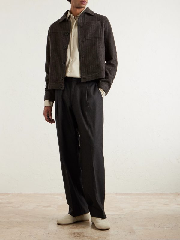 Buffalo Striped Wool-Blend Jacket - OU Buffalo Striped Wool-Blend Jacket - OU