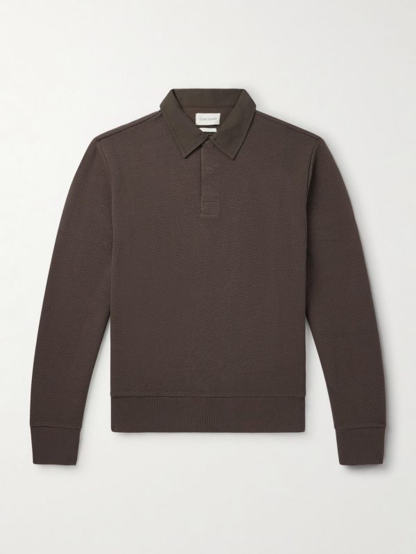 Organic Cotton-Blend Polo Shirt