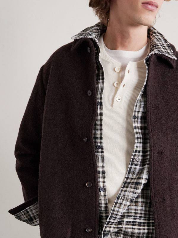 Checked Cotton-Corduroy Shirt - CU Checked Cotton-Corduroy Shirt - CU