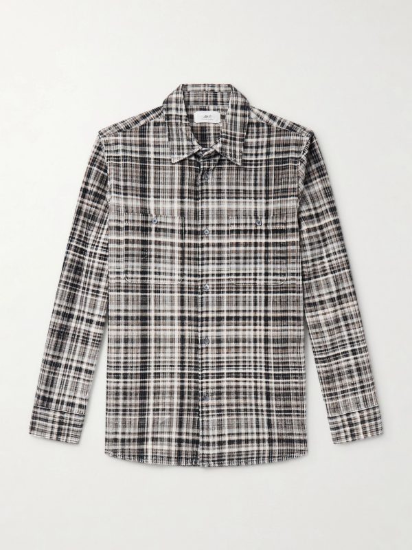 Checked Cotton-Corduroy Shirt Checked Cotton-Corduroy Shirt