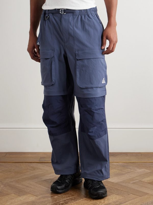 ACG Smith Summit Straight-Leg Convertible Shell Cargo Trousers - FR ACG Smith Summit Straight-Leg Convertible Shell Cargo Trousers - FR