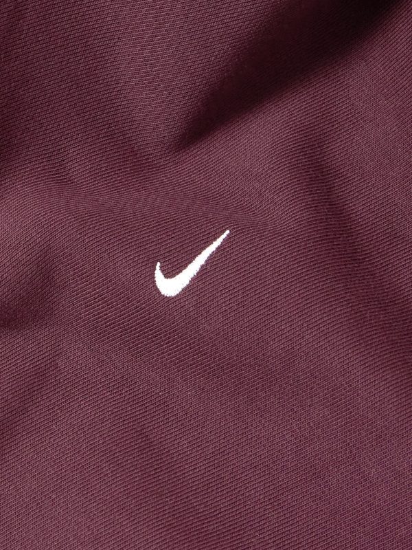 Solo Swoosh Logo-Embroidered Cotton-Blend Jersey Hoodie - CU Solo Swoosh Logo-Embroidered Cotton-Blend Jersey Hoodie - CU