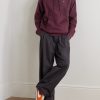 Solo Swoosh Logo-Embroidered Cotton-Blend Jersey Hoodie - OU Solo Swoosh Logo-Embroidered Cotton-Blend Jersey Hoodie - OU