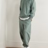 Solo Swoosh Oversized Logo-Embroidered Cotton-Blend Jersey Sweatshirt - OU Solo Swoosh Oversized Logo-Embroidered Cotton-Blend Jersey Sweatshirt - OU