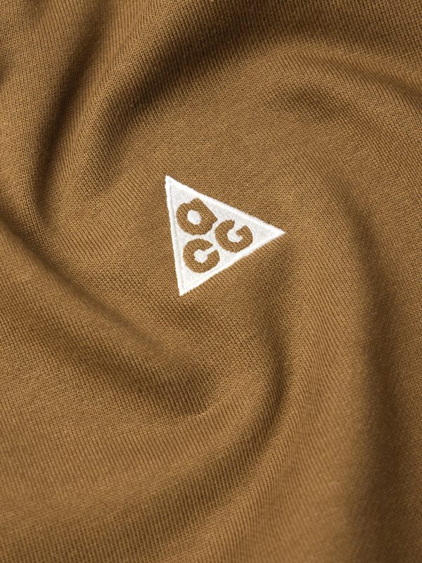 ACG Tuff Fleece Oversized Logo-Embroidered Cotton-Blend Therma-FIT Hoodie - CU ACG Tuff Fleece Oversized Logo-Embroidered Cotton-Blend Therma-FIT Hoodie - CU