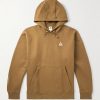 ACG Tuff Fleece Oversized Logo-Embroidered Cotton-Blend Therma-FIT Hoodie ACG Tuff Fleece Oversized Logo-Embroidered Cotton-Blend Therma-FIT Hoodie