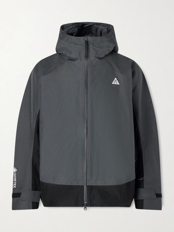 ACG Mystery Lights Logo-Embroidered GORE-TEX Hooded Jacket ACG Mystery Lights Logo-Embroidered GORE-TEX Hooded Jacket