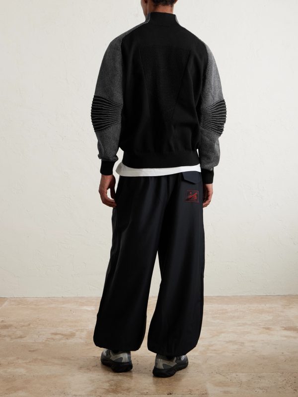 Tech Pro Stretch-Knit Half-Zip Sweater - BK