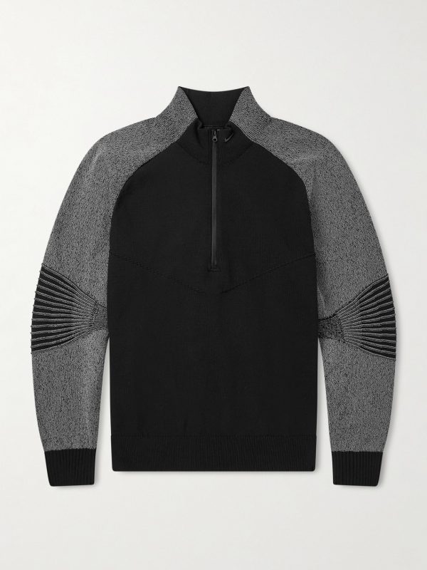 Tech Pro Stretch-Knit Half-Zip Sweater