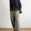 Striped Wool-Blend Sweater - OU Striped Wool-Blend Sweater - OU