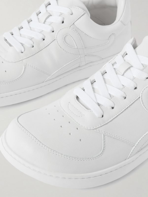 Jambo Logo-Appliquéd Leather Sneakers - CU