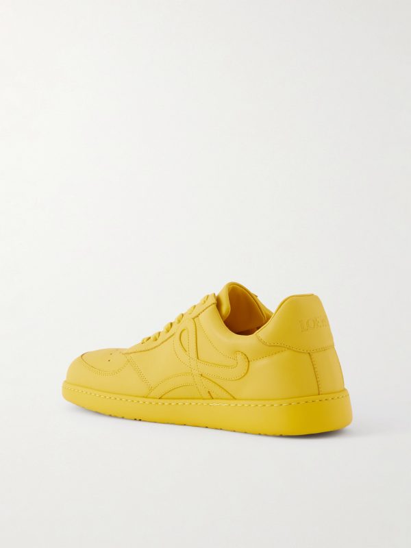 Jambo Logo-Appliquéd Leather Sneakers - BK Jambo Logo-Appliquéd Leather Sneakers - BK