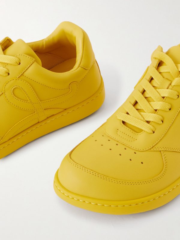 Jambo Logo-Appliquéd Leather Sneakers - CU Jambo Logo-Appliquéd Leather Sneakers - CU
