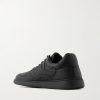 Jambo Logo-Appliquéd Leather Sneakers - BK Jambo Logo-Appliquéd Leather Sneakers - BK