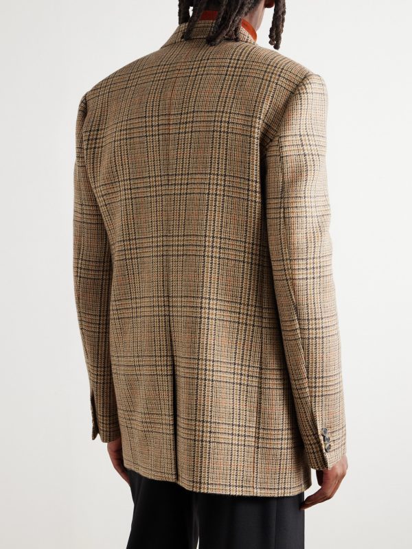 Prince of Wales Checked Wool-Tweed Blazer - BK