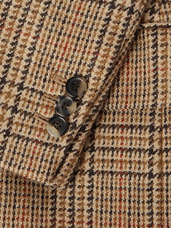 Prince of Wales Checked Wool-Tweed Blazer - CU