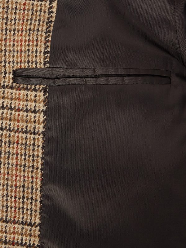 Prince of Wales Checked Wool-Tweed Blazer - E1