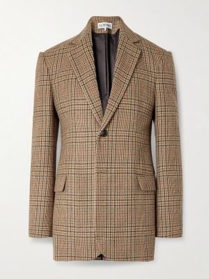 Prince of Wales Checked Wool-Tweed Blazer Prince of Wales Checked Wool-Tweed Blazer