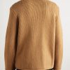 Suede-Trimmed Wool Rollneck Sweater - BK