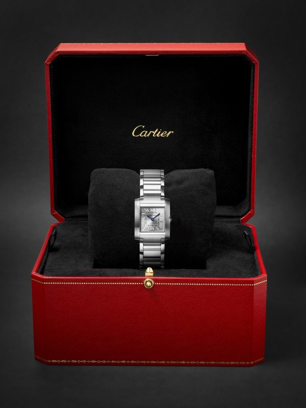 Tank Française Small 25.7mm Stainless Steel Watch, Ref. No. WSTA0129 - E3