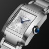 Tank Française Small 25.7mm Stainless Steel Watch, Ref. No. WSTA0129 - FR