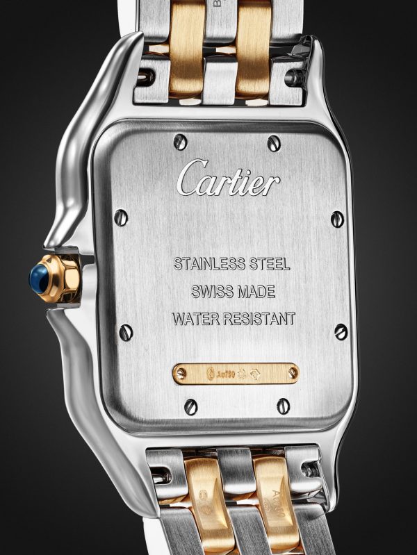 Panthère de Cartier Large 42mm 18-Karat Gold and Steel Watch, Ref. No. W2PN0016 - BK