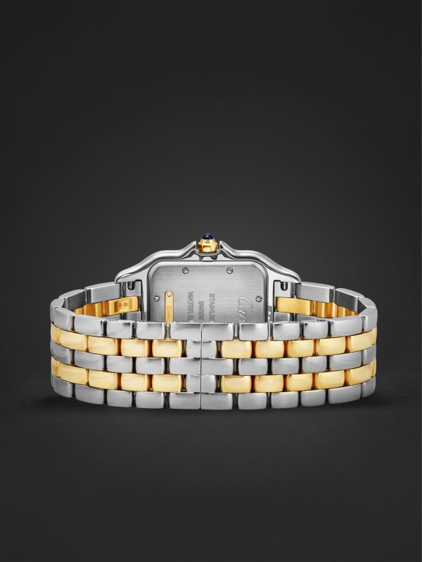 Panthère de Cartier Large 42mm 18-Karat Gold and Steel Watch, Ref. No. W2PN0016 - E2