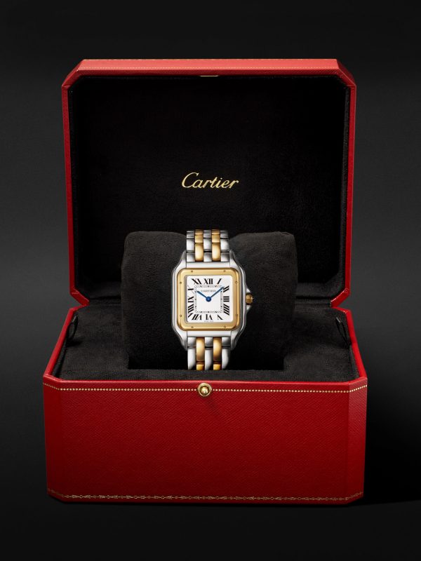 Panthère de Cartier Large 42mm 18-Karat Gold and Steel Watch, Ref. No. W2PN0016 - E3