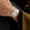 Panthère de Cartier Large 42mm 18-Karat Gold and Steel Watch, Ref. No. W2PN0016 - OU