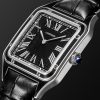 Santos-Dumont Large Automatic 43.5mm Stainless Steel and Alligator Watch, Ref. No. WSSA0046 - FR Santos-Dumont Large Automatic 43.5mm Stainless Steel and Alligator Watch, Ref. No. WSSA0046 - FR