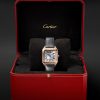 Santos-Dumont Small 38mm 18-Karat Rose Gold and Alligator Watch, Ref. No. WSSA0086 - E3