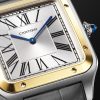 Santos-Dumont Extra-Large Hand-Wound 46.6mm 18-Karat Gold, Stainless Steel and Alligator Watch, Ref. No. W2SA0034 - CU Santos-Dumont Extra-Large Hand-Wound 46.6mm 18-Karat Gold, Stainless Steel and Alligator Watch, Ref. No. W2SA0034 - CU