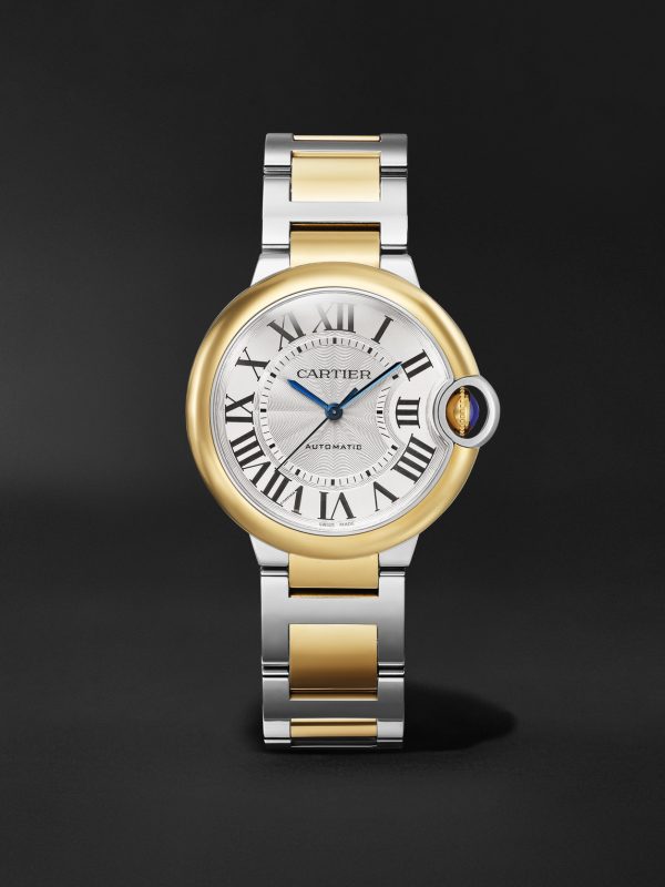 Ballon Bleu de Cartier Automatic 36mm Stainless Steel and Gold Watch, Ref. No. W2BB0038