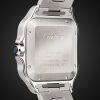 Santos de Cartier Automatic 39.8mm Interchangeable Stainless Steel and Alligator Watch, Ref. No. W2SA0030 - BK