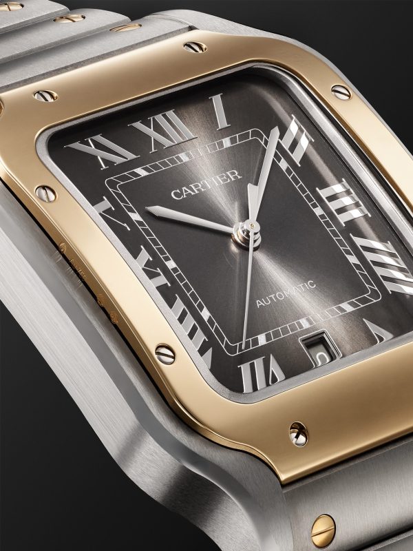 Santos de Cartier Automatic 39.8mm Interchangeable Stainless Steel and Alligator Watch, Ref. No. W2SA0030 - CU