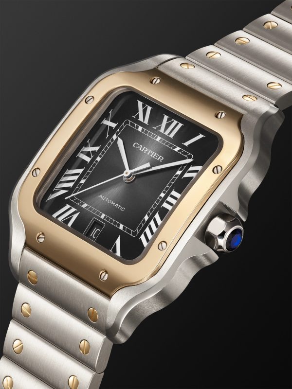 Santos de Cartier Automatic 39.8mm Interchangeable Stainless Steel and Alligator Watch, Ref. No. W2SA0030 - FR