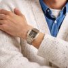 Santos de Cartier Automatic 39.8mm Interchangeable Stainless Steel and Alligator Watch, Ref. No. W2SA0030 - OU