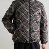 Reversible Checked Quilted Shell Down Jacket - FR