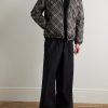 Reversible Checked Quilted Shell Down Jacket - OU