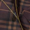 Piped Checked Silk Shirt - CU Piped Checked Silk Shirt - CU