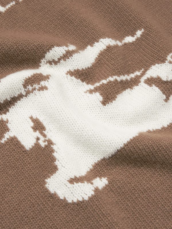 Intarsia-Knit Wool and Cashmere-Blend Sweater - CU Intarsia-Knit Wool and Cashmere-Blend Sweater - CU