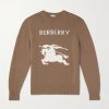 Intarsia-Knit Wool and Cashmere-Blend Sweater Intarsia-Knit Wool and Cashmere-Blend Sweater
