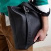 Loop Logo-Debossed Full-Grain Leather Tote Bag - E2 Loop Logo-Debossed Full-Grain Leather Tote Bag - E2